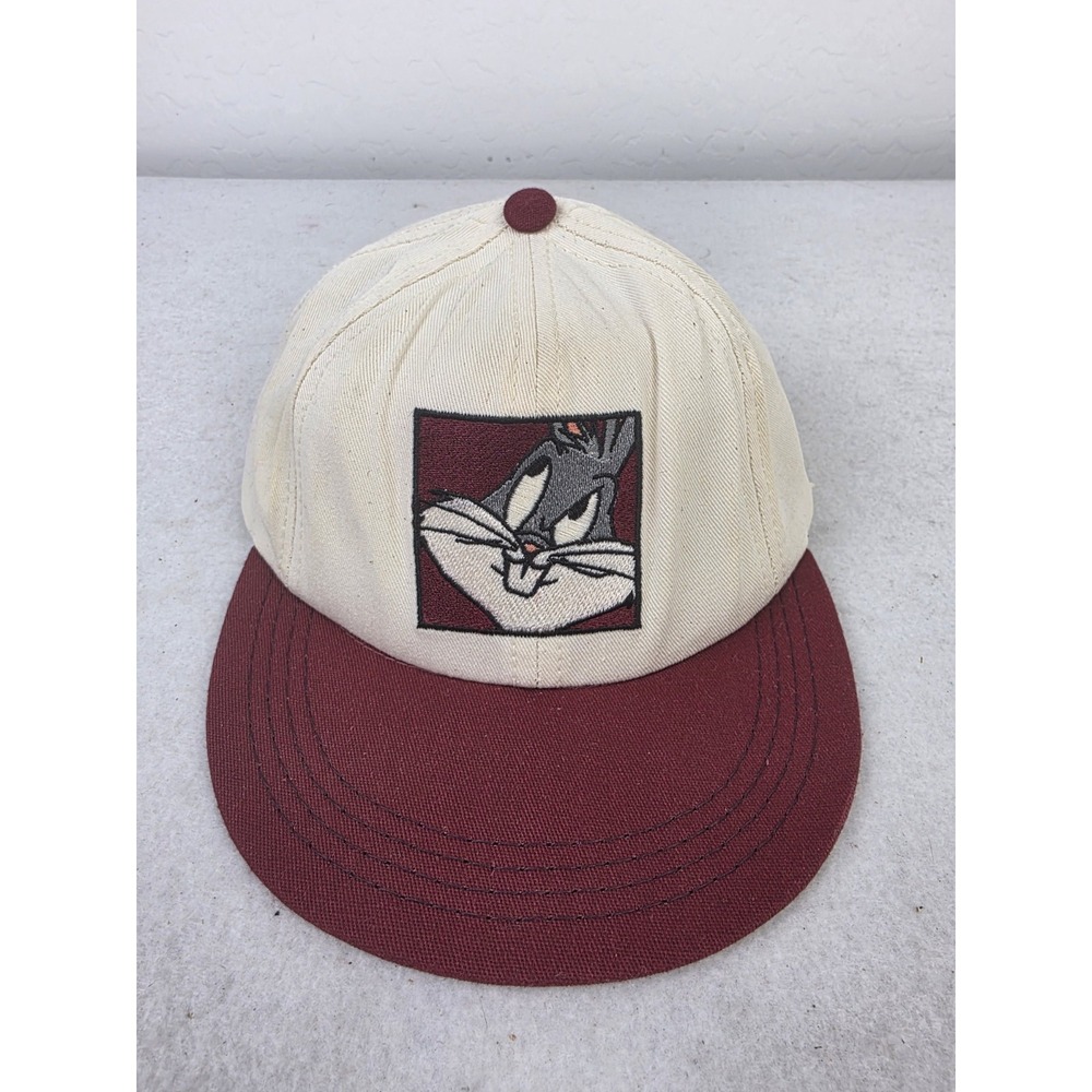 Vintage 1992 Acme Kids‎ Bugs Bunny Snapback Hat Cap Youth USA Made Embroidered